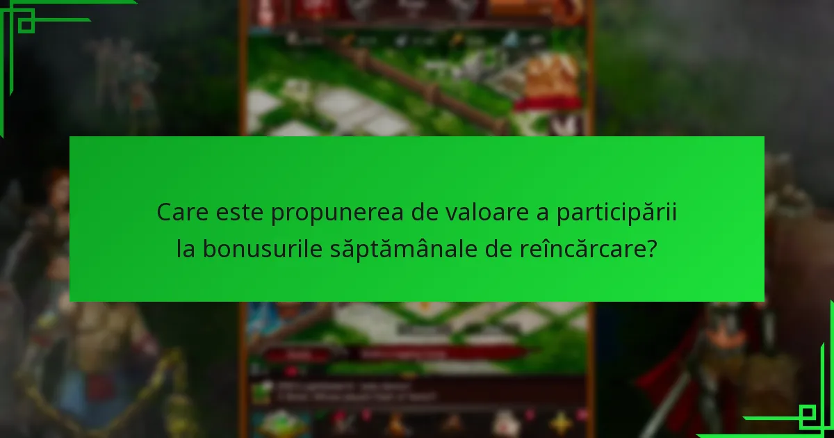 Cum pot răscumpăra bonusurile săptămânale de reîncărcare?