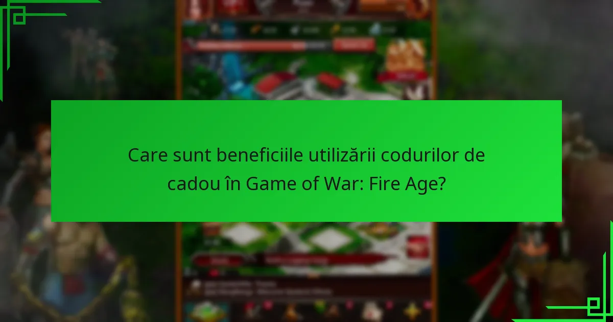 Cum pot jucătorii să răscumpere codurile de cadou în Game of War: Fire Age?