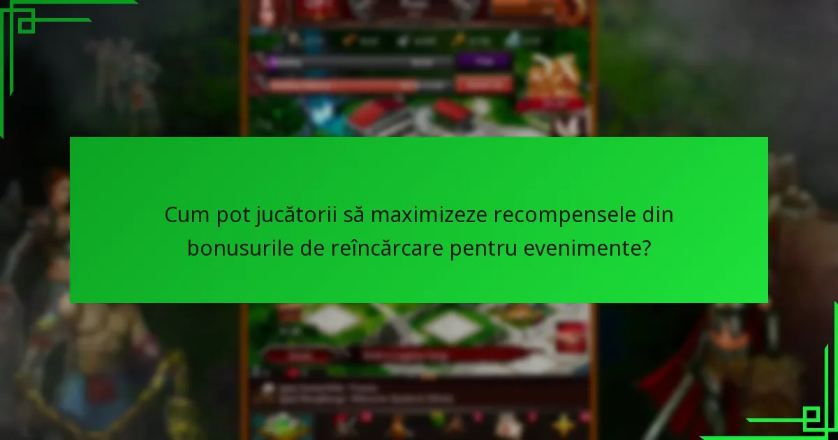 Unde poți găsi informații despre viitoarele evenimente cu bonusuri de reîncărcare?